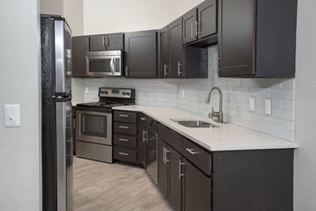 Espresso cabinetry*